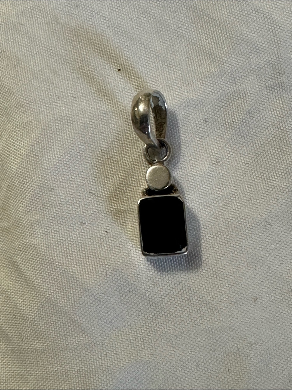 Silpada Black Onyx 925 Sterling Silver Pendant